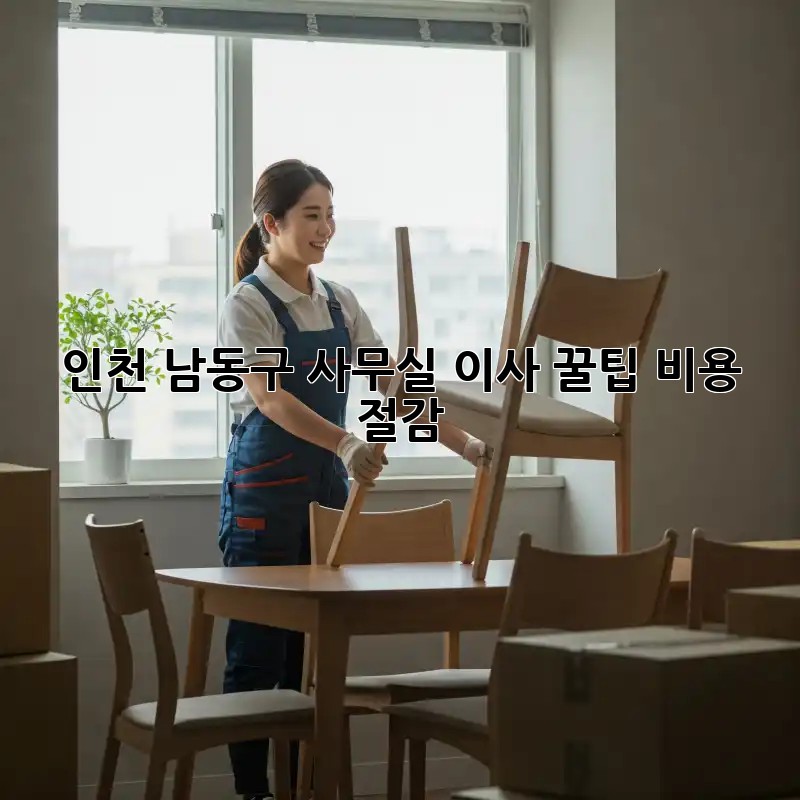 인천 남동구 사무실 이사 꿀팁🍯 비용 절감💰