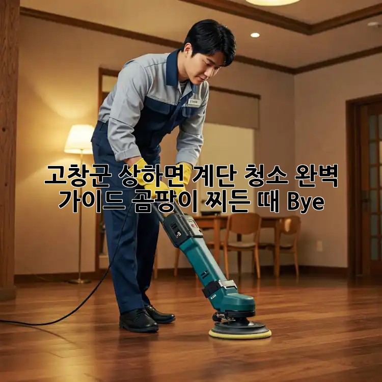 고창군 상하면 계단 청소✨ 완벽 가이드: 곰팡이, 찌든 때 Bye!